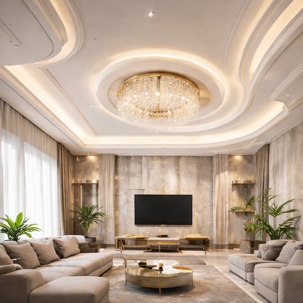 Luxurious modern living room design